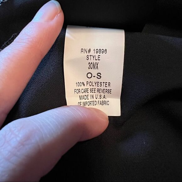 3 for $30! Dotti black sheer shawl - Picture 6 of 9